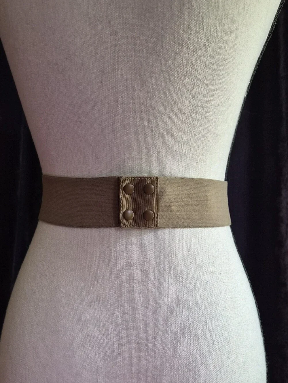 NWOT J. Crew Blush and Ivory Floral Stretch Waist Belt Sz S/M